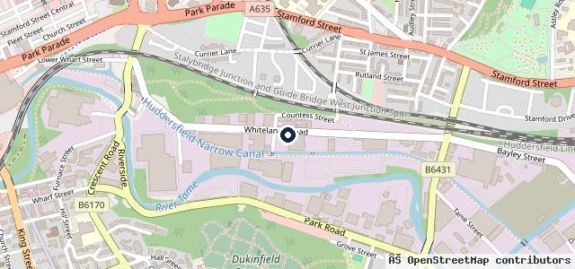 Map showing the location of Gatefield Autos Mot & Service Centre