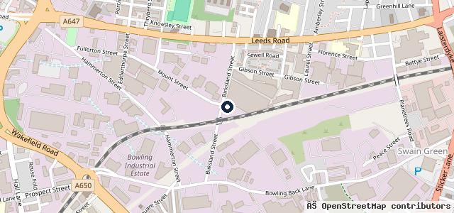 Map showing the location of Bradford MOT Centre | Car MOT | Van MOT | Servicing | Repairs | Tyres |