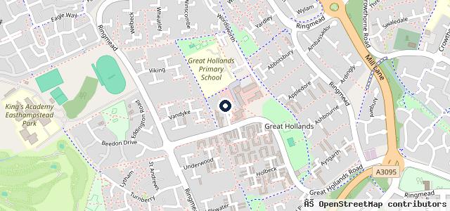Map showing the location of Great Hollands MOT & Service Centre