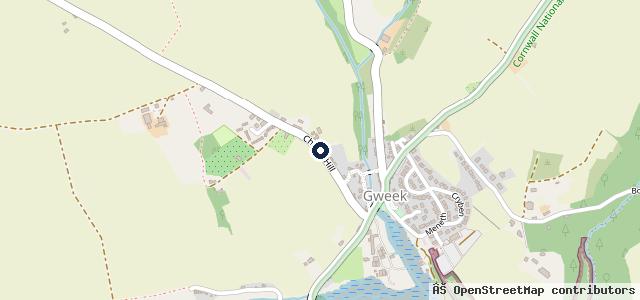 Map showing the location of D & T Motors Gweek Ltd
