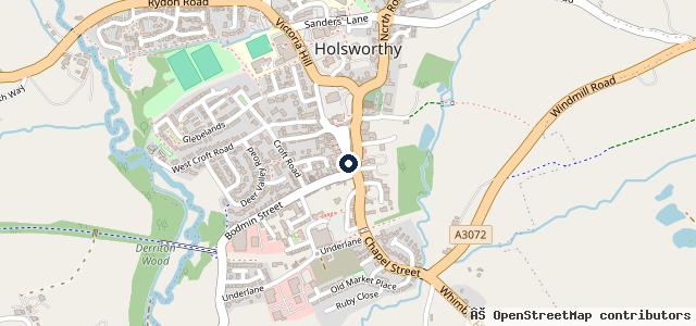 Map showing the location of H J Wickett & Co
