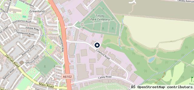 Map showing the location of M & S Motors