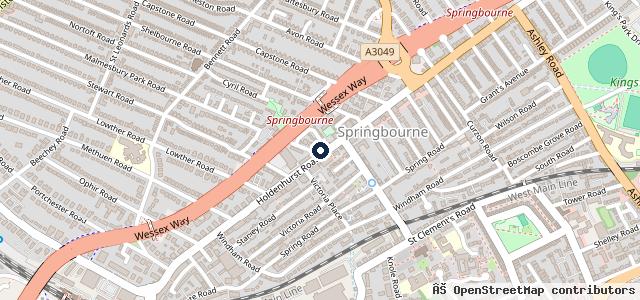 Map showing the location of Halfords Autocentre