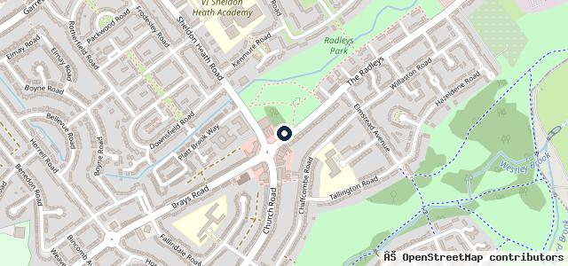 Map showing the location of Halfords Autocentre