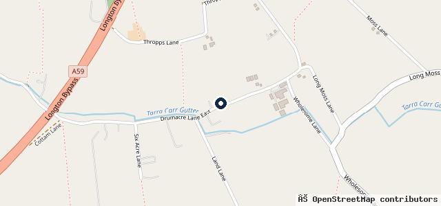 Map showing the location of J B Motors
