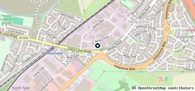 Map showing the location of J.A.S Automotive