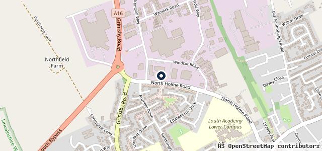 Map showing the location of John Pocklington & Son