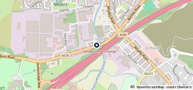 Map showing the location of Wharf Garage