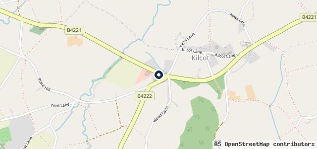 Map showing the location of Garage