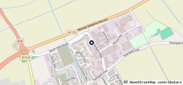 Map showing the location of KNH MOT & Service Centre
