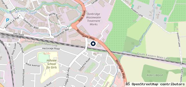 Map showing the location of Stratstone Land Rover Tonbridge
