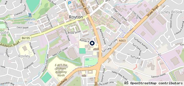 Map showing the location of Lee's Automotive Repair