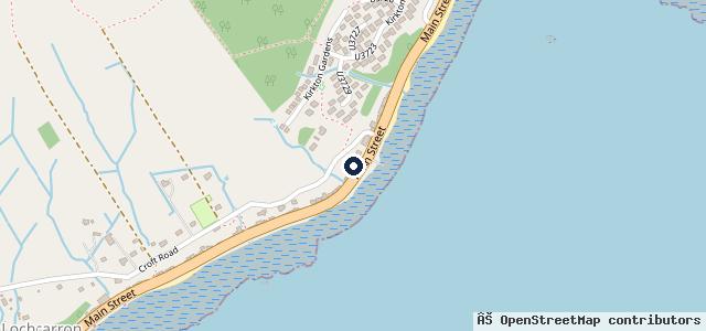 Map showing the location of Lochcarron Garage