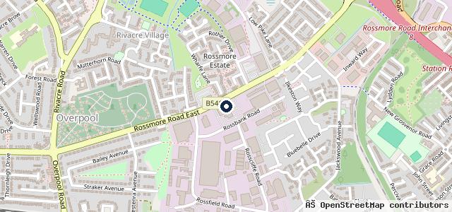 Map showing the location of Lookers Vauxhall Ellesmere Port