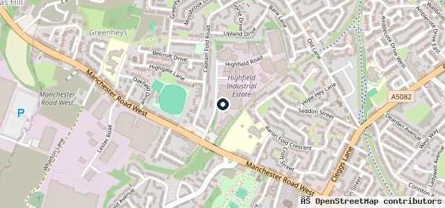 Map showing the location of M & B Garages Ltd