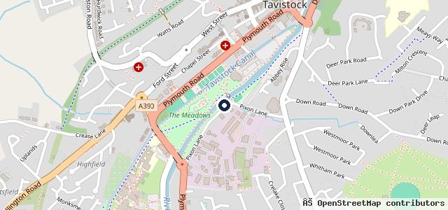 Map showing the location of M & C White Motor Engineers