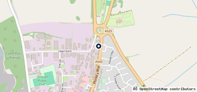 Map showing the location of Maldwyn Williams Ltd Garage Services
