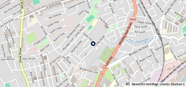 Map showing the location of Marina Garage
