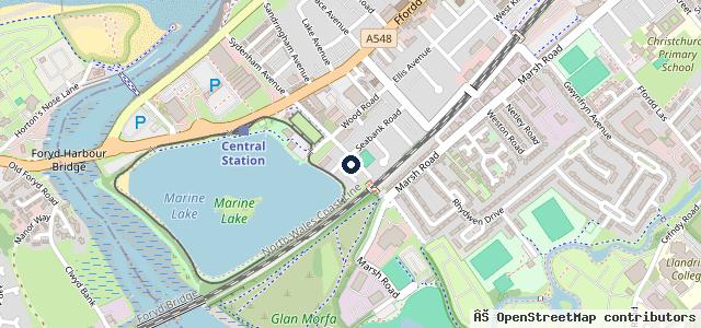 Map showing the location of Marine Lake Motors / Brig Y Don Commercials