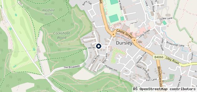 Map showing the location of May Lane Motors