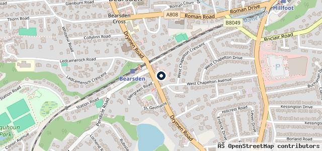 Map showing the location of Halfords McConechys Glasgow Autocentre