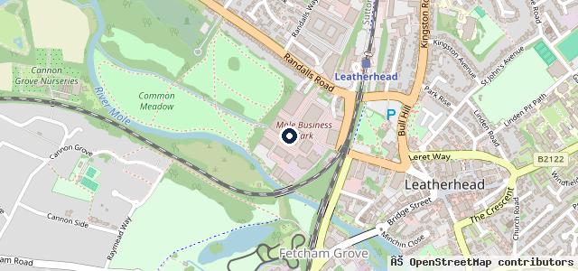 Map showing the location of Merityre Specialists Leatherhead