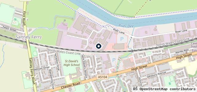 Map showing the location of Michael Alexander Garage Services