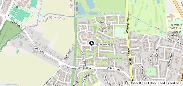 Map showing the location of J Hill services Land rover specialist & son