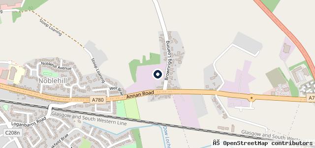 Map showing the location of Oak Tree Garage | Dumfries
