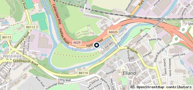 Map showing the location of G Brown Motors