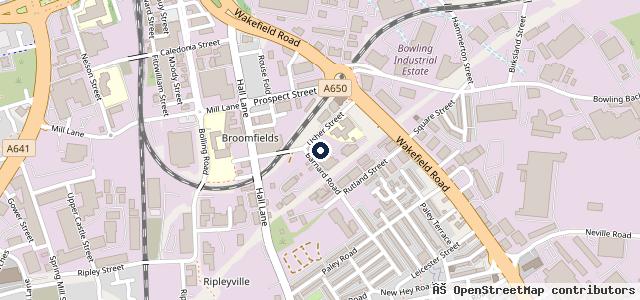 Map showing the location of A A Auto Electrics