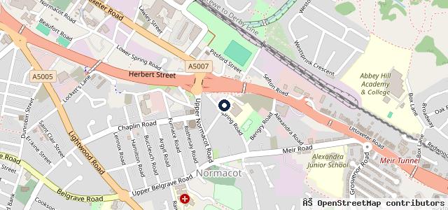 Map showing the location of O M S Auto Solutions