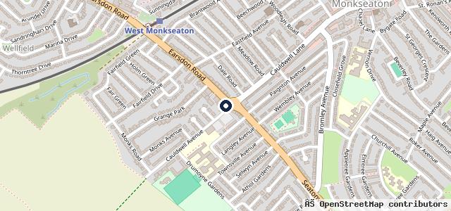 Map showing the location of Outrams Garage Ltd