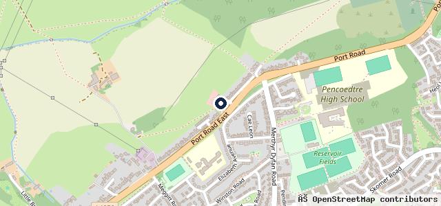 Map showing the location of P W Millar Ltd