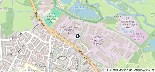 Map showing the location of Pentangle MB Ltd