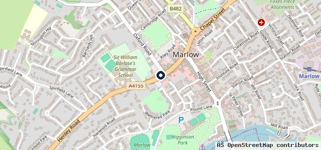 Map showing the location of Platts Motor Company Ltd - Platts of Marlow Ford Service