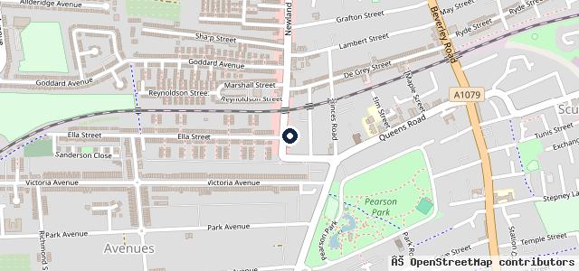 Map showing the location of PMA Motors MOT Centre