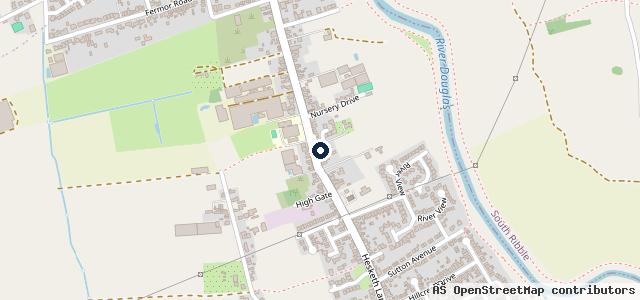 Map showing the location of J Cheetham & Sons Tower Garage