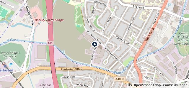 Map showing the location of Quick Fix Auto Centre Midlands auto electrician