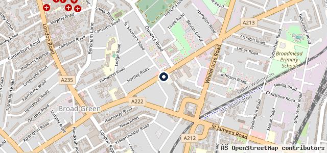 Map showing the location of D & S Motors