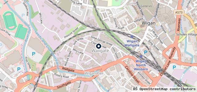 Map showing the location of RS Northwest
