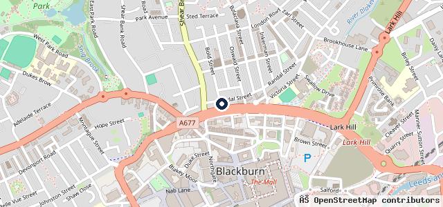 Map showing the location of Randal Street Garage