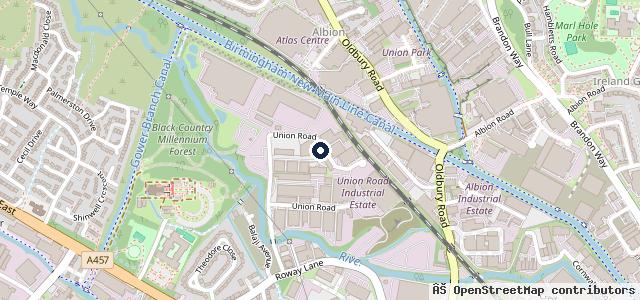 Map showing the location of Rapid Repair Centre