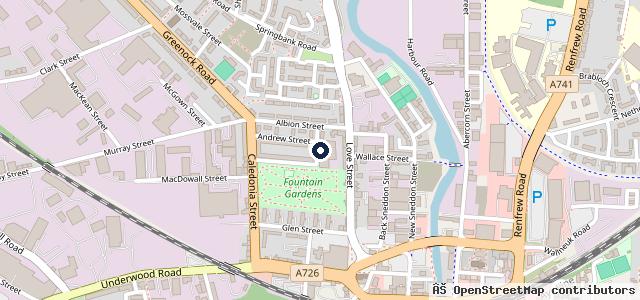 Map showing the location of Reillys Auto Centre
