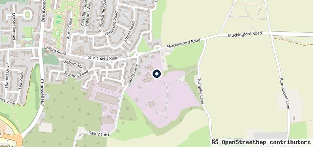 Map showing the location of Riverview Mot