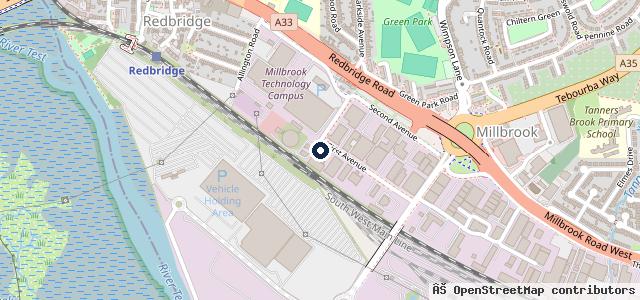 Map showing the location of Cartland Commercials