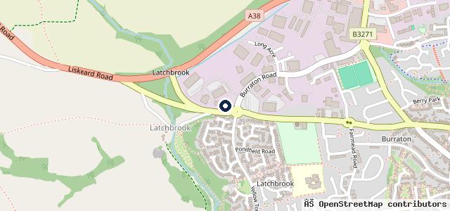 Map showing the location of Roger Young Jaguar Land Rover