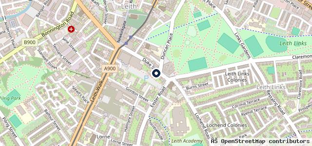 Map showing the location of S&J Motors of Edinburgh