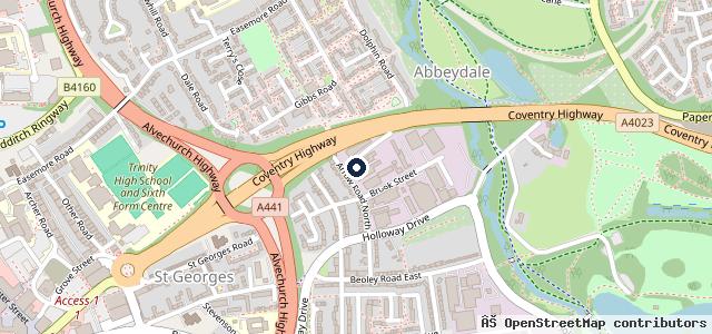 Map showing the location of Avon Autopoint