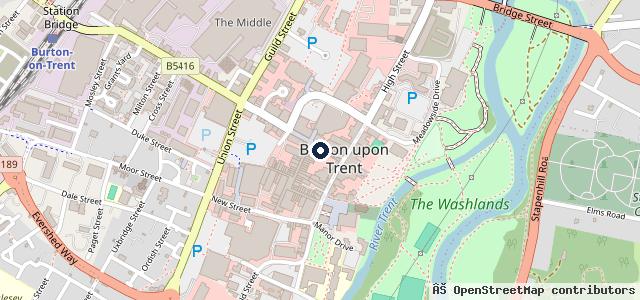 Map showing the location of SJ's